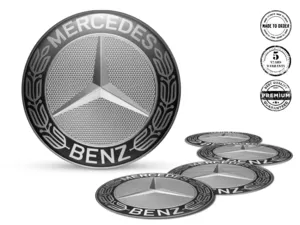 Mercedes Epoxy Dome Aufkleber Luxus Autoembleme